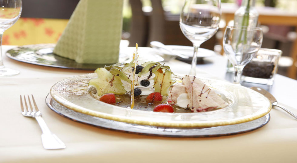 Dessert from the kitchen of Hotel Robben